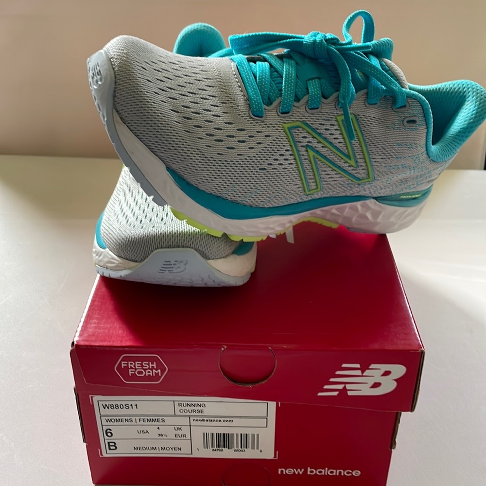 New Balance 880 |Grey Blue White | Women Running Sports Shoes | W880S11 | New